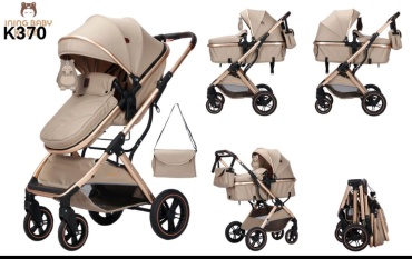 Коляска трансформер Ining baby K370, хаки