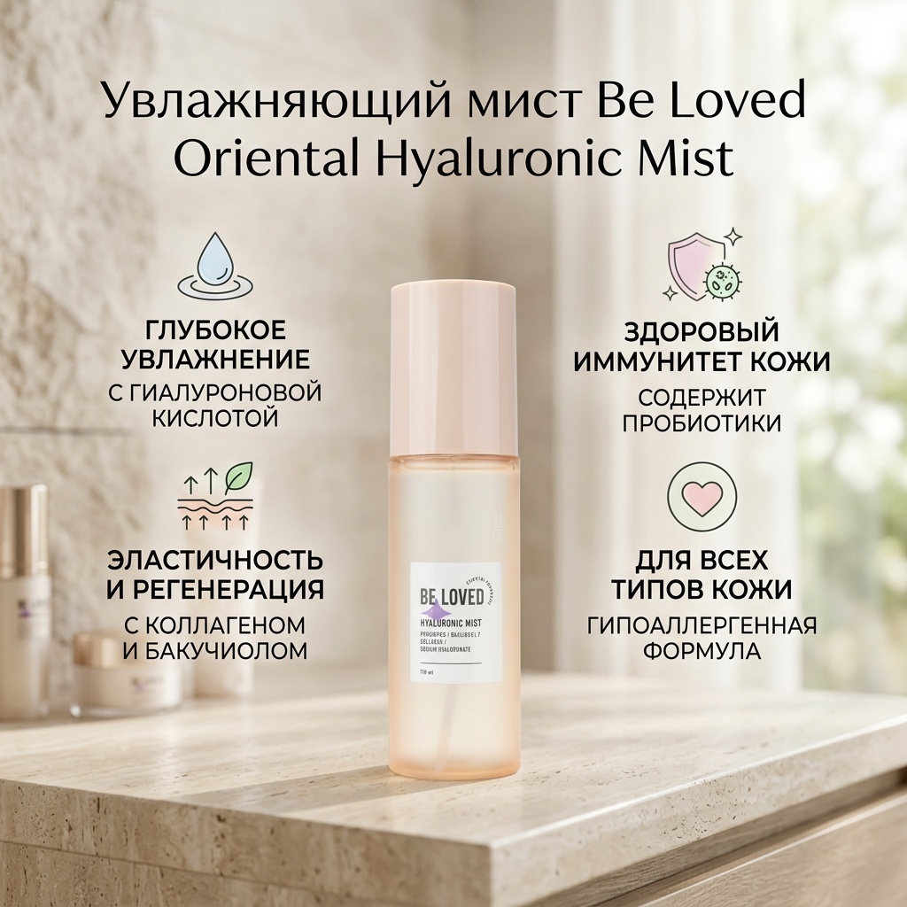 Be Loved Oriental мист Увлажняющий 110 мл