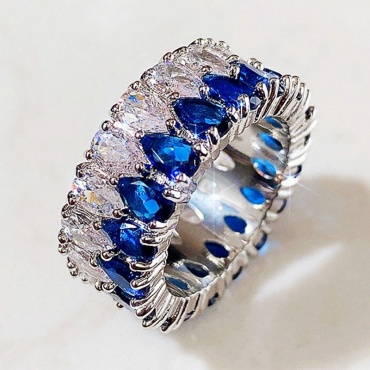 Кольцо LoLo Crystals размер 17 бижутерный сплав, цирконий