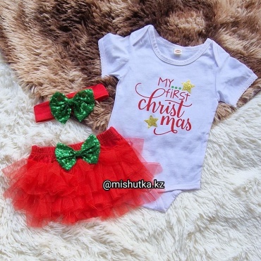 Комплект Baby белый, красный