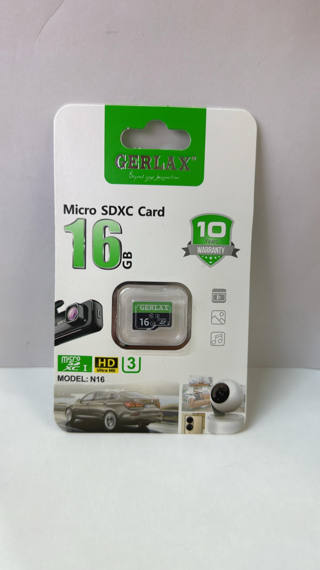 Карта памяти GERLAX microSDHC 452601 16 Гб