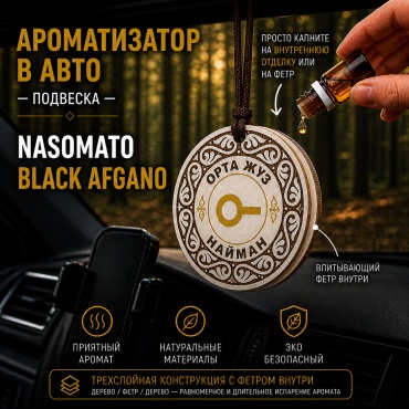 Ароматизатор деревянный 30441673_600804763 Black Afgano