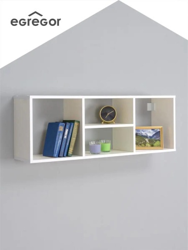 Полка LUCCI 1119B86B42EE1AE2, 24х24x38 см, белый