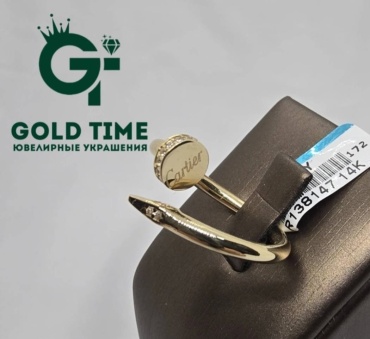 GOLD TIME 325286288 размер 17 вес 1.76 г золото, без вставок