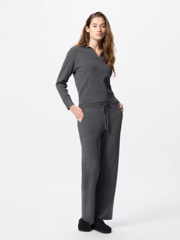 Повседневные брюки Uniqlo серый