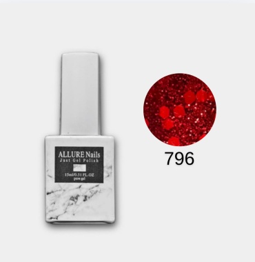 NailShop.kz гель-лак Allure 796 глянцевое 15 мл