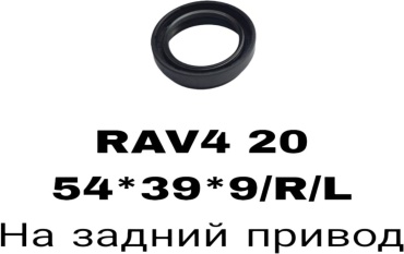 RTL-DSN сальник привода 54*39*9
