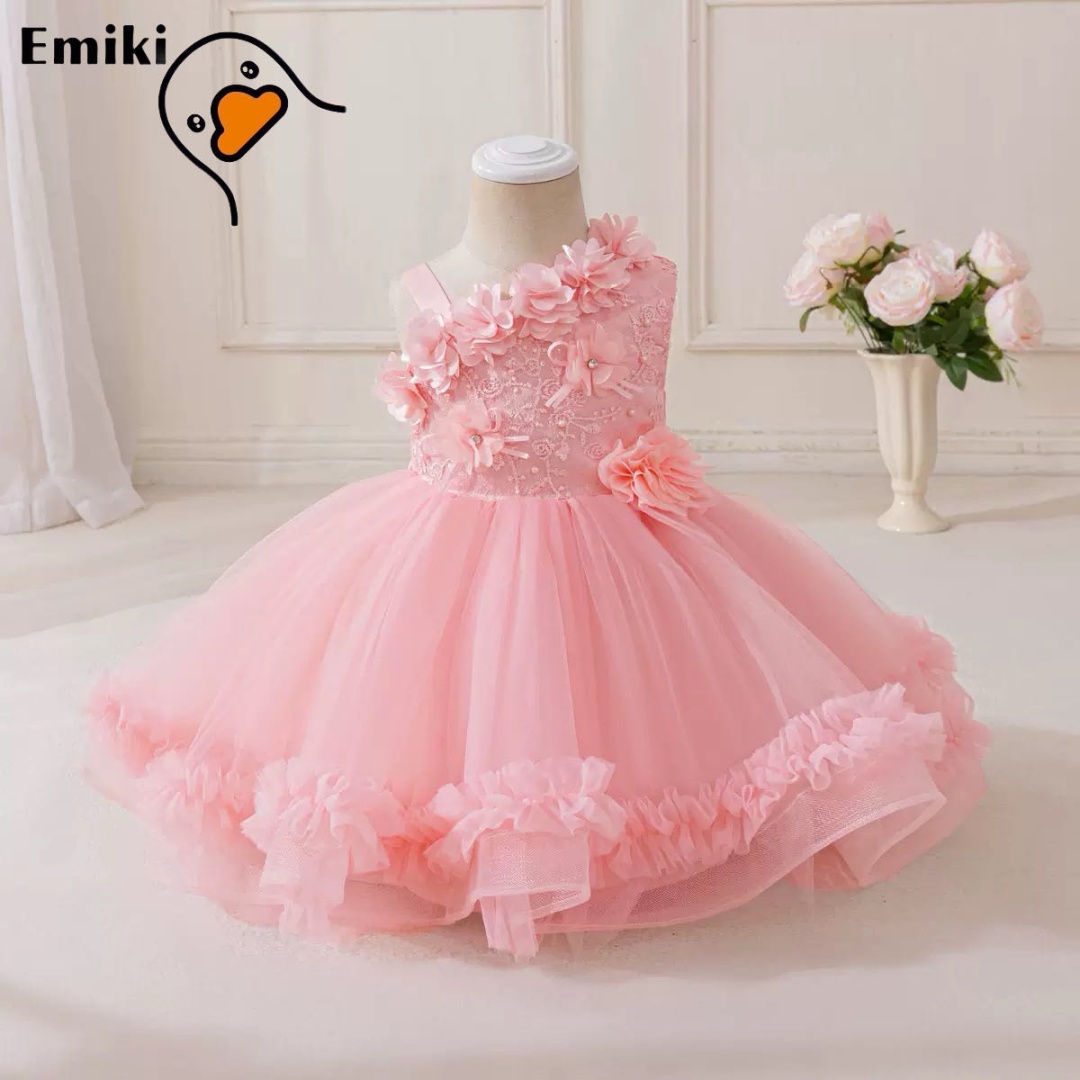 Нарядное платье Emiki розовый