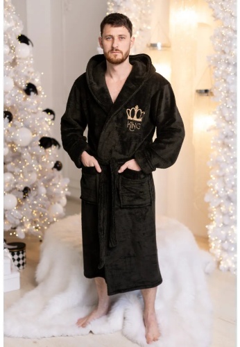 Махровый халат Comfort Fashion зеленый
