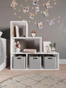 Стеллаж напольный Империя мебели, 104.1x29.5x105.7 см, белый