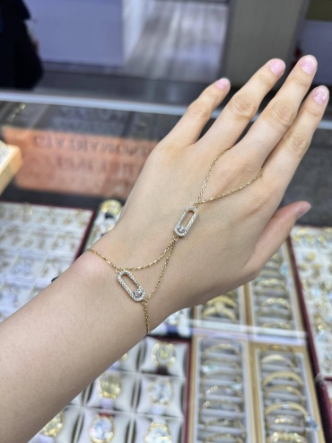 Sandu gold 101165284 длина 18 см, вес 3.97 г золото, плетение якорное