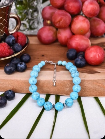 BLISS KZ длина 19 см натуральный камень, бирюза