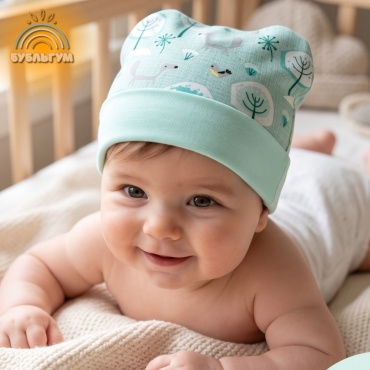 Шапка BABYGLORY MMG009 мятный 44, 46