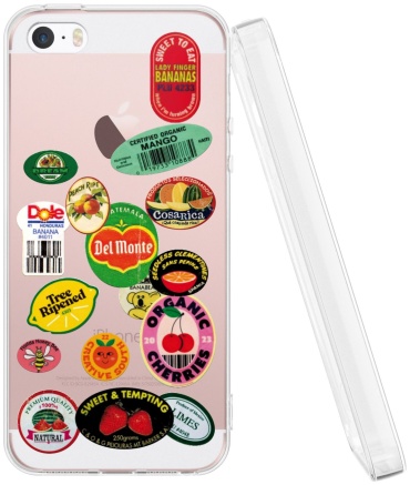 Чехол Mcover для Apple iPhone 5, iPhone 5S, iPhone SE рисунок