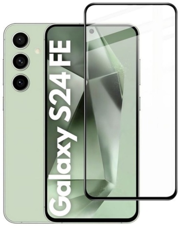 Стекло Nati.aks для Samsung Galaxy S24 FE черный