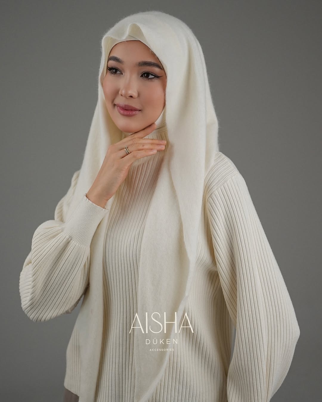 Шарф AISHA DUKEN кашемир 160 x 60 см