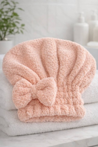 Чалма для сушки волос ОЛИМПИК 28x25 см, микрофибра, 1 шт,