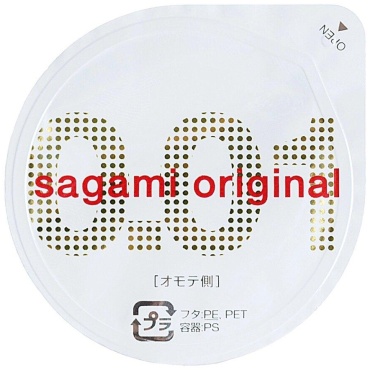 Презервативы Sagami Original 001 полиуретановые 1 шт