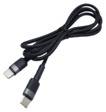 Кабель Union USB TypeC (M), 1 м, UC70 черный