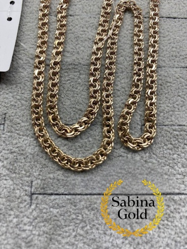 Sabina Gold SEP-SBN-N-148 длина 55 см, вес 5.85 г золото, плетение бисмарк