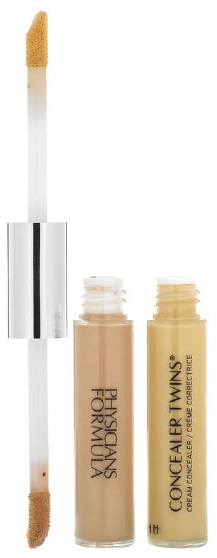 Physicians Formula Concealer Twins, крем-консилер, желтый/светлый, 6,8 г консилер 3056