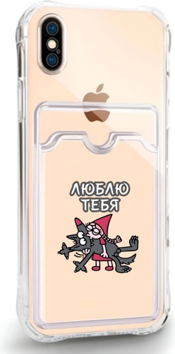 Чехол Bekan's для Apple iPhone X, iPhone Xs прозрачный