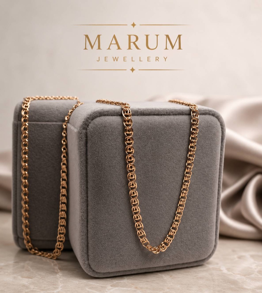 AC Marum длина 55 см, вес 2.1 г золото, плетение лав