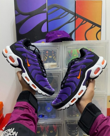 Кроссовки TN AIR MAX “VOLTAGE PURPLE” белый, фиолетовый