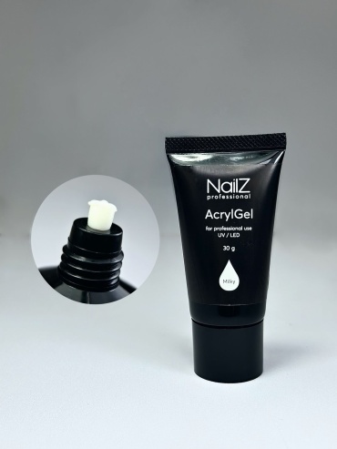 NailZ акрил-гель Classic Milky 30 мл