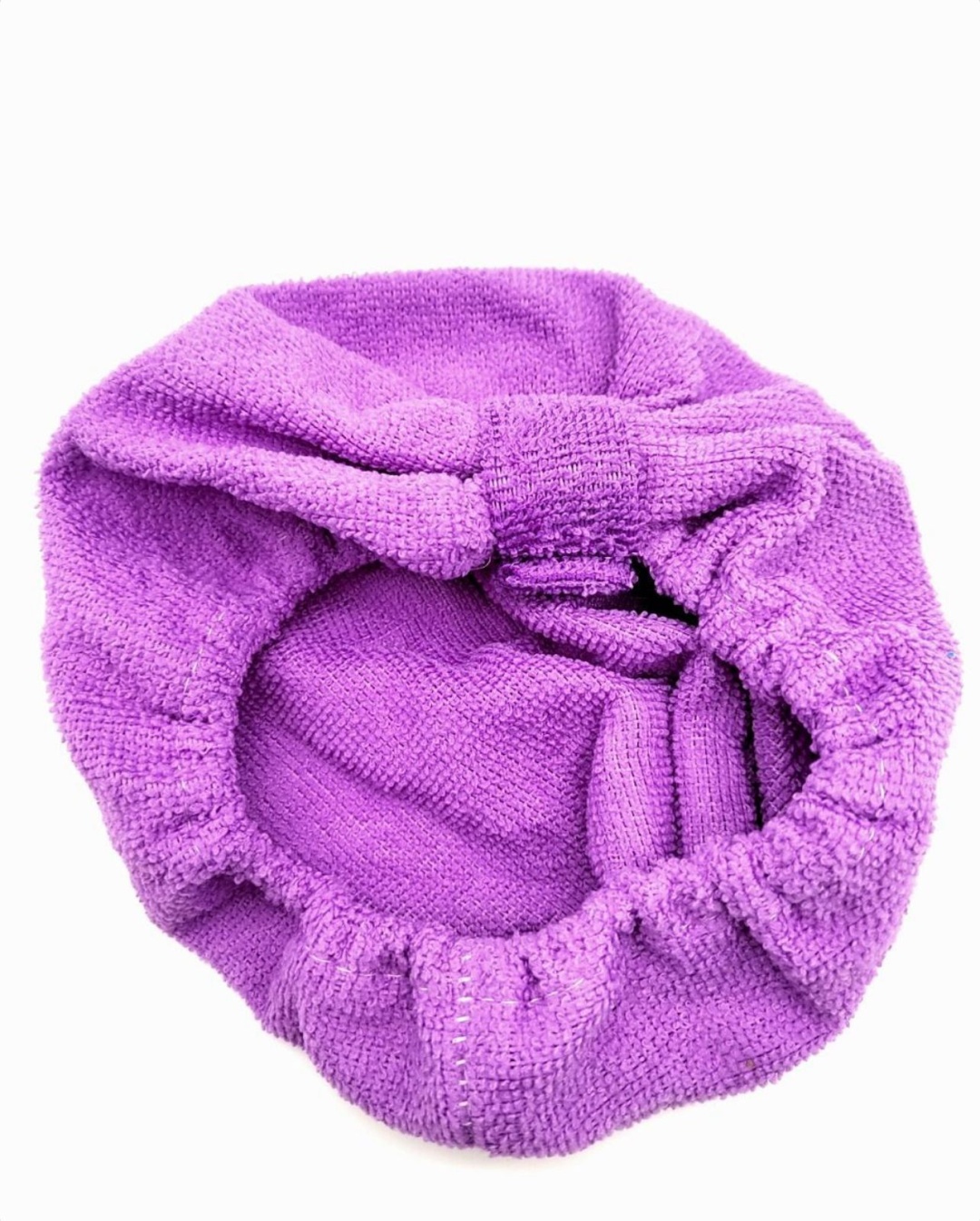 Чалма для сушки волос 22x20 см, микрофибра, 1 шт,