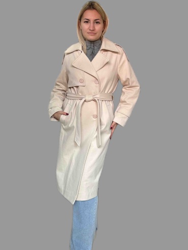 Пальто белый