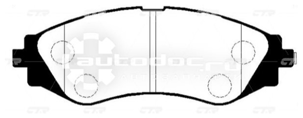 Колодки CTR CKKD6