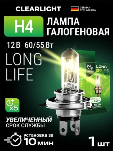 326735440 галогенная H4, 1 шт