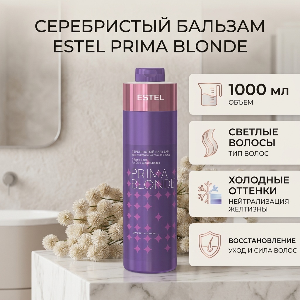 ESTEL PROFESSIONAL бальзам PRIMA BLONDE 1000 мл