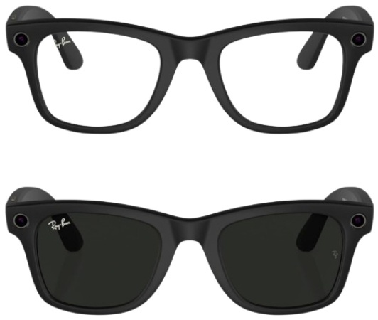 Смарт-очки Ray-Ban Meta Wayfarer Standard RW4006 601SM1 50-22 черный