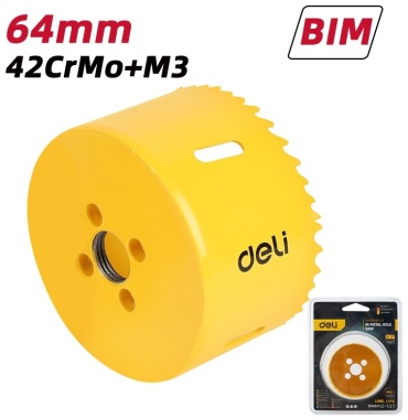 DELI EDH-SKK064-E1 биметаллическая D 64 мм, 1 шт