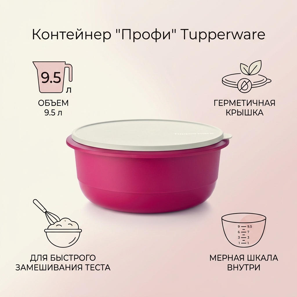 Tupperware контейнер "Профи", полипропилен