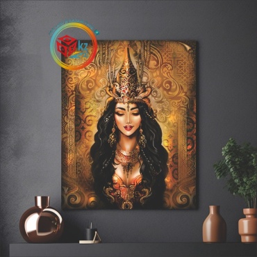 BOXKZ картина Қазақ қызы 40x50 см