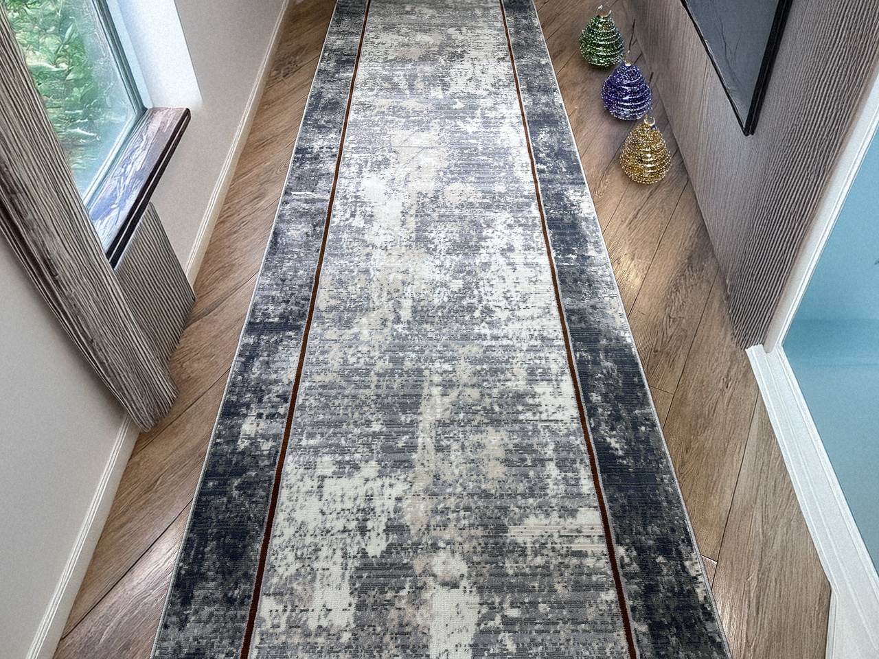 Ковровая дорожка Bal Tekstil короткий ворс, полипропилен, джут, 100 см x 3.5 м