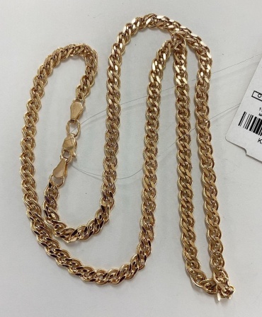 MANAR GOLD Zeyn001-35 длина 55 см, вес 5.4 г золото, плетение нонна
