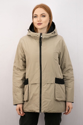 Демисезонная куртка SF Collection бежевый