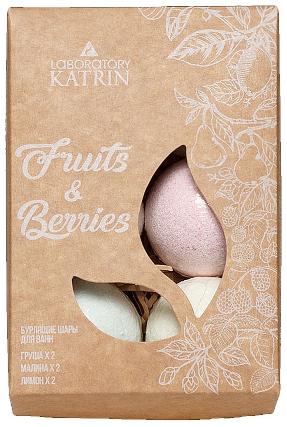 Laboratory Katrin Набор бурлящих шаров Fruits & Berries бомбочка 240 г
