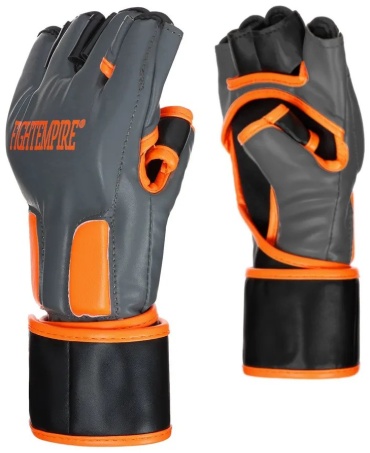 Боксерские перчатки FIGHT EMPIRE 12 oz серый