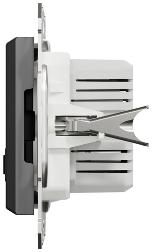 Schneider Electric встраиваемая EPH2700371, USB-розетка цвет серый