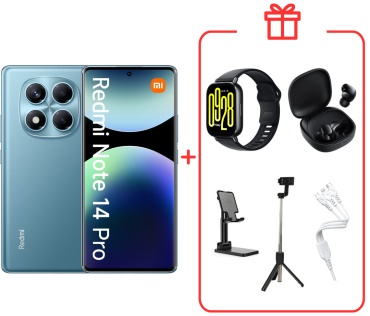 REDMI Note 14 Pro 12 ГБ/512 ГБ синий + подарок
