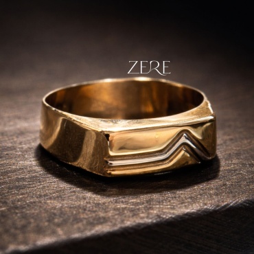 Печатка ZERE 32251868 размер 21 вес 1.51 г золото, без вставок