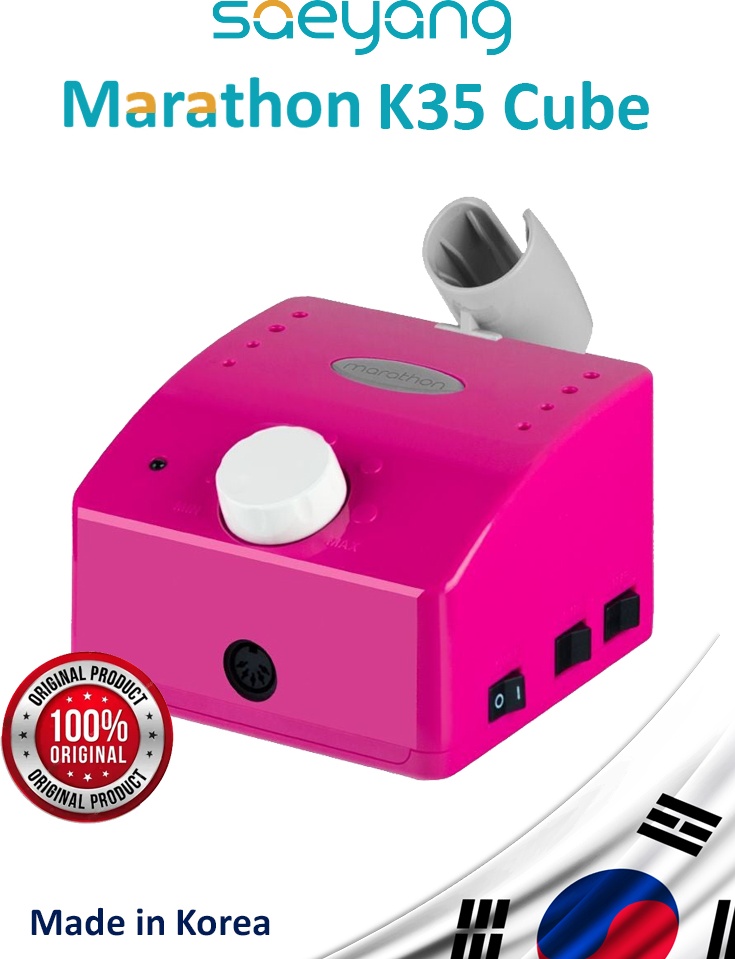 SAEYANG Marathon K35 Cube Hot Pink (Ярко-розовый) блок маникюрного аппарата