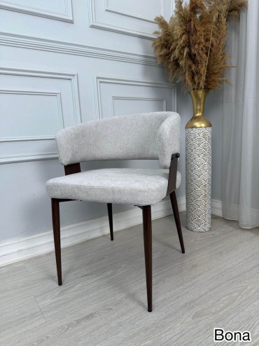 Стул KAGU-SHOP Bona, 73x53x58 см, темно-коричневый 1 шт.