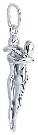 Подвеска SOKOLOV 94030683 вес 2.2 г серебро, без вставок