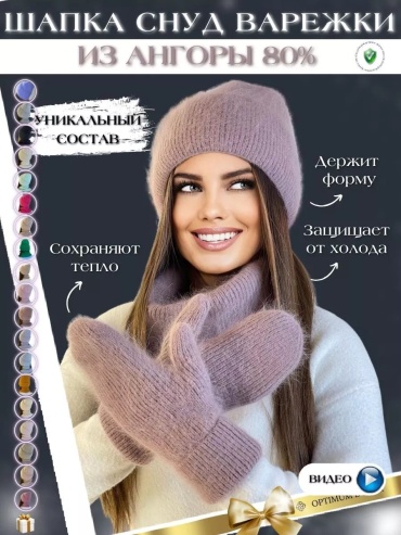 Шапка размер 50, сиреневый